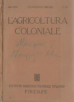 L' agricoltura coloniale, anno XXIX, N. 6-7. Rivista mensile dell'Istituto Agricolo Coloniale Italiano
