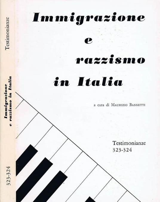 Immigrazione e Razzismo in Italia - copertina