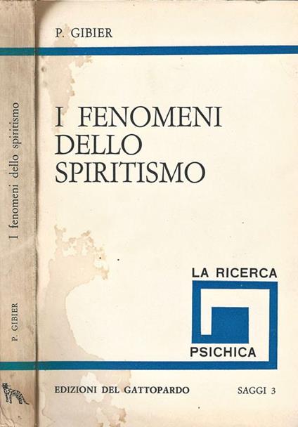 I Fenomeni Dello Spiritismo - Paul Gibier - copertina