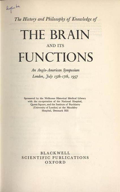 The brain and its functions - copertina