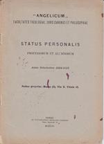 Status personalis professorum et alumnorum. anno scholastico 1924-1925