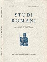 Studi Romani Anno XVI-N. 3. Rivista trimestrale dell'Istituto di Studi Romani