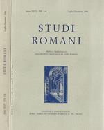 Studi Romani, Anno XLIV- NN. 3- 4. Rivista trimestrale dell'Istituto di Studi Romani