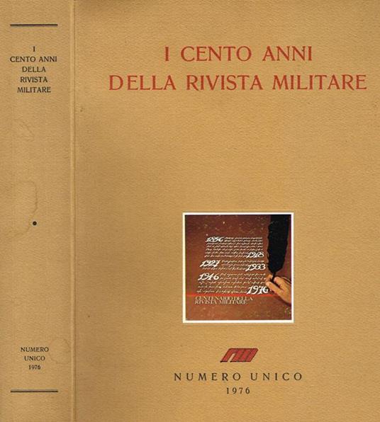 I cento anni della rivista militare. Numero unico - copertina