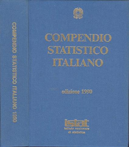 Compendio statistico italiano. Edizione 1990 - copertina