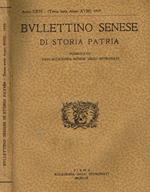 Bullettino senese di storia patria (terza serie, anno XVIII)1959