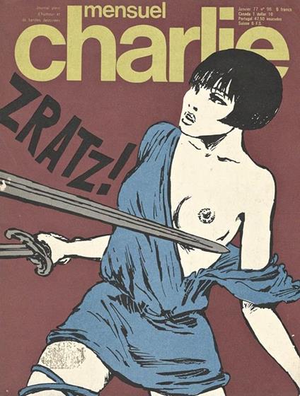Charlie n. 96. Jornal plein d'humour et de bandes dessinees-mensuel - copertina