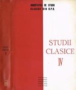 Studii Clasice Vol.Iv