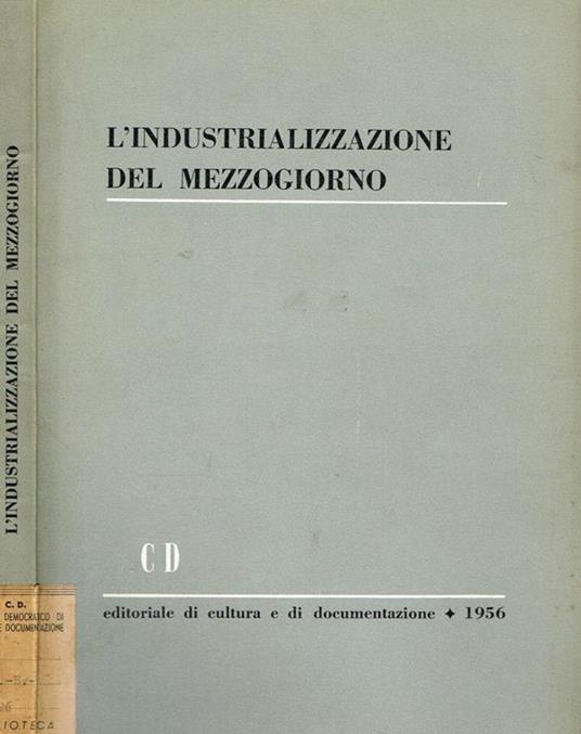 L' industrializzazione del mezzogiorno - copertina