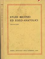 Studi Micenei ed Egeo- Anatolici (Fascicolo Nono)