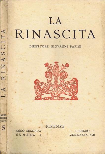 La Rinascita - copertina