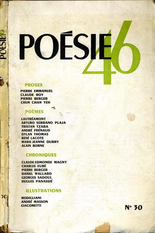 Poesie 46 - copertina