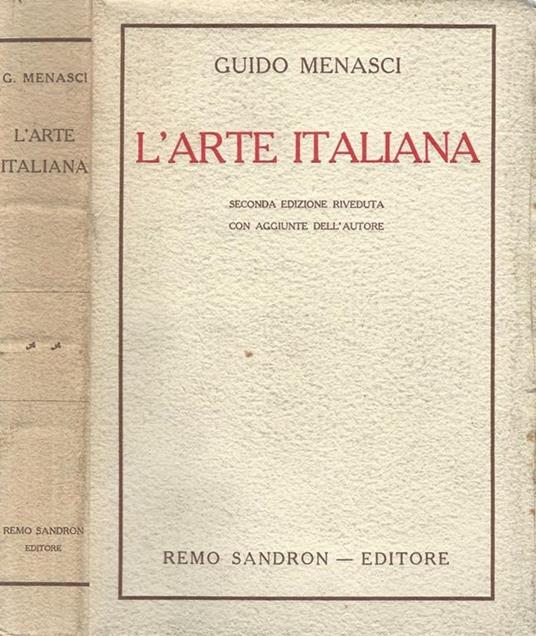 L' Arte Italiana - Guido Menasci - copertina