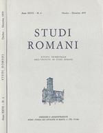 Studi romani, anno XXVII-N. 4. Rivista trimestrale dell'Istituto di Studi Romani