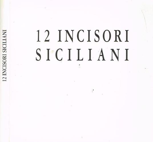 12 incisori siciliani - copertina