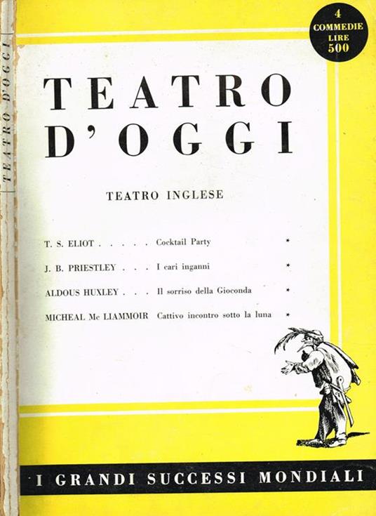 Teatro D'Oggi. Teatro Inglese - copertina