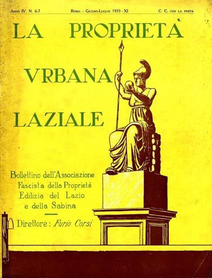 La Proprietà Urbana Laziale - copertina