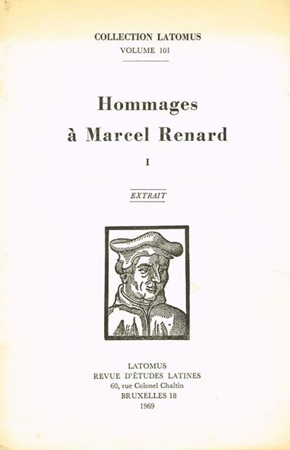 Hommages à Marcel Renard I. Extrait - copertina