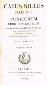 Punicorum Volumen Prius. Libri Septemdecim, Ad Optimas Editiornes Collati Cum Varietate Lectionum