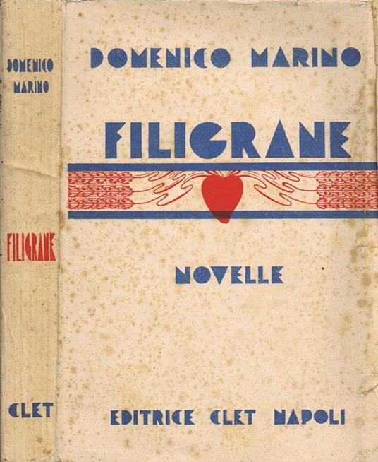 Filigrane. Novelle - Domenico Marino - copertina