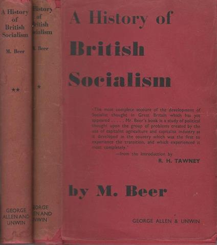 A History of British Socialism - Max Beer - copertina