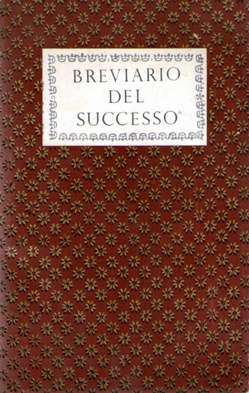 Breviario del successo - copertina