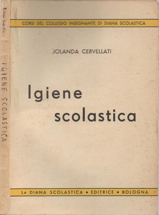 Igiene scolastica - Jolanda Cervellati - copertina