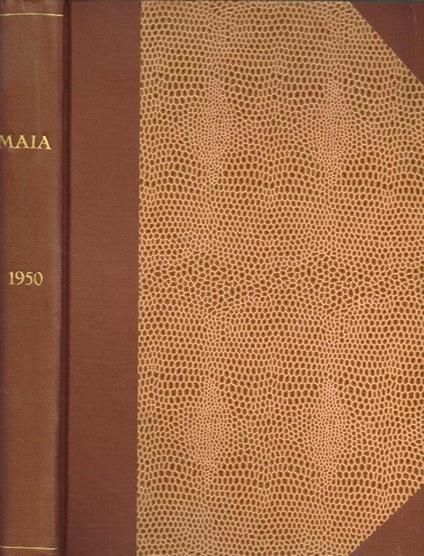 Maia. Rivista Di Letterature Classiche Anno Iii - copertina