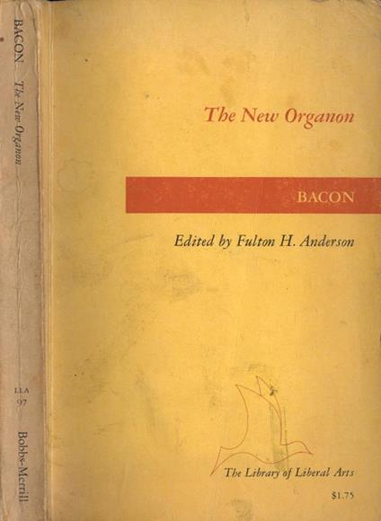 The new organon. and related writings - Francis Bacon - copertina