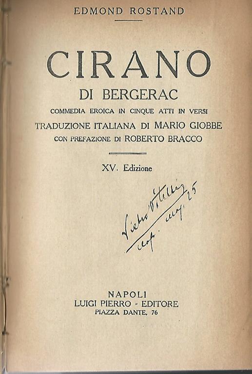 Il tramonto di un re. Dramma storico in quattro atti in versi - Nino Berrini - copertina