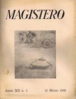 Magistero Anno XII N. 4 - 16 Marzo 1968