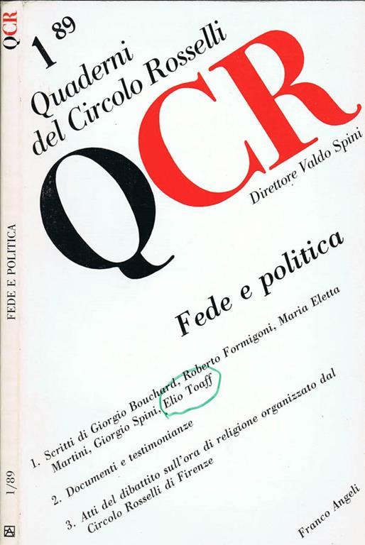 Fede e Politica - copertina