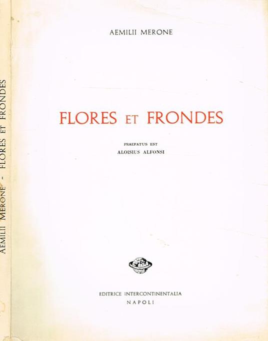Flores Et Frondes - Emilio Merone - copertina