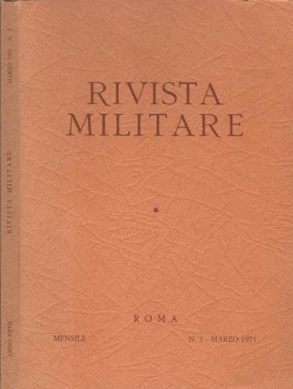 Rivista militare - copertina