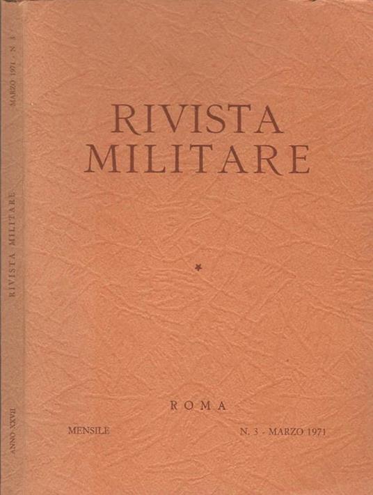 Rivista militare - copertina