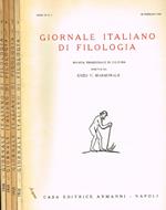Giornale Italiano Di Filologia. Rivista Trimestrale Di Cultura