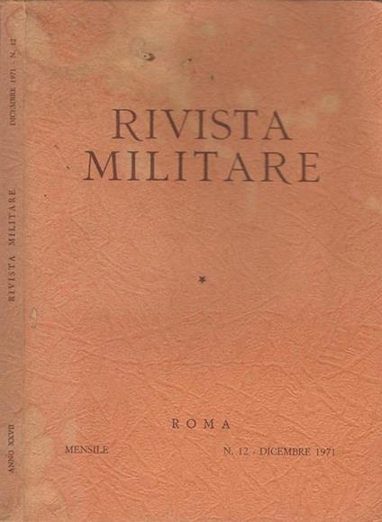 Rivista militare - copertina