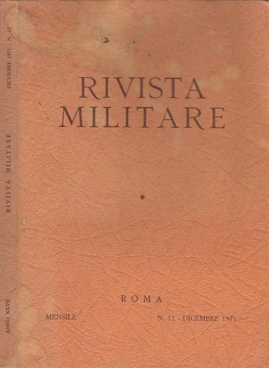 Rivista militare - copertina