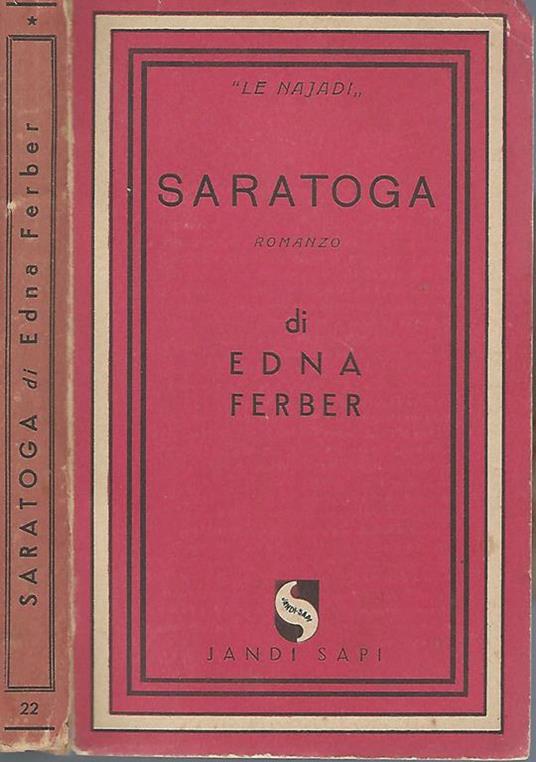 Saratoga - Edna Ferber - copertina