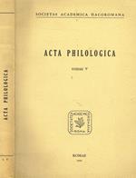 Acta Philologica Vol.V