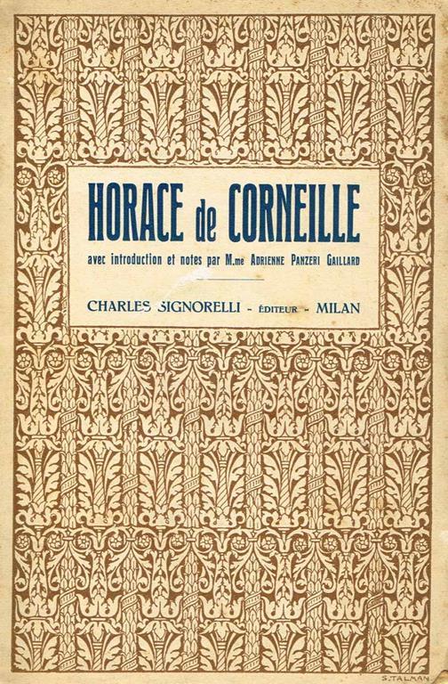 Horace - Pierre Corneille - copertina