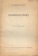 Massimalismo. Estratto dal Novissimo Digesto Italiano