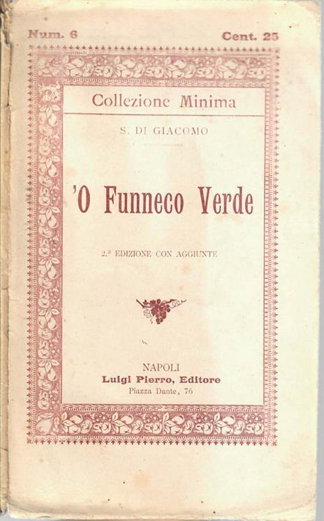 O Funneco Verde - Salvatore Di Giacomo - copertina