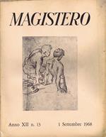 Magistero Anno XII N. 13. 1 Settembre 1968