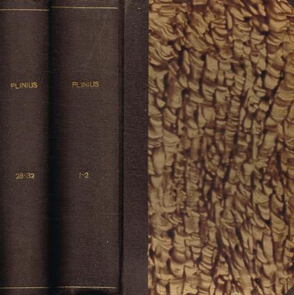 Historia Naturalis Tomus I Viii. Ex Recensione I.Hardvini Et Recentorium Adnotationibus - Plinio il Vecchio - copertina