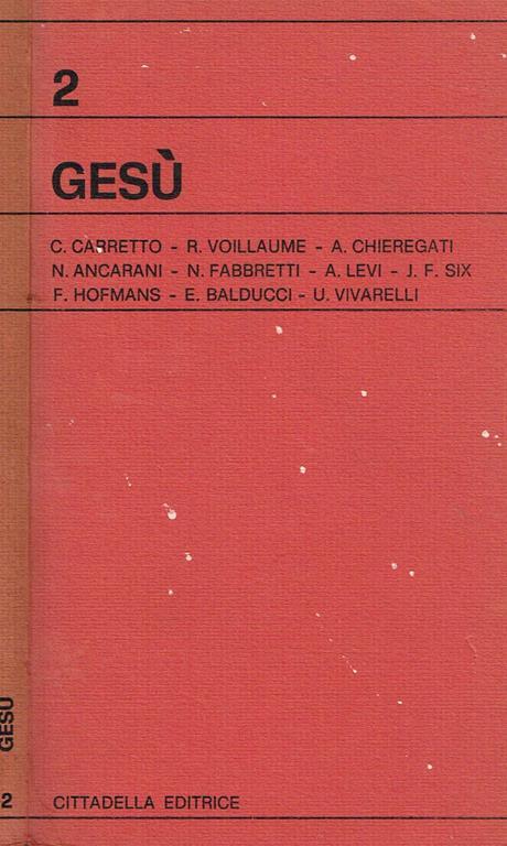 Gesù - copertina