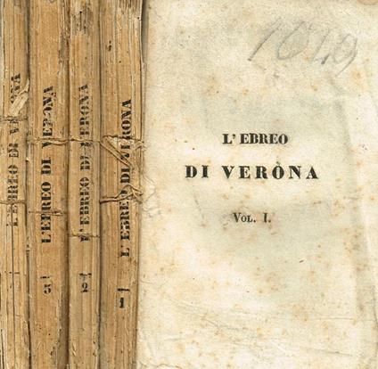 L' Ebreo Di Verona - Antonio Bresciani Borsa - copertina