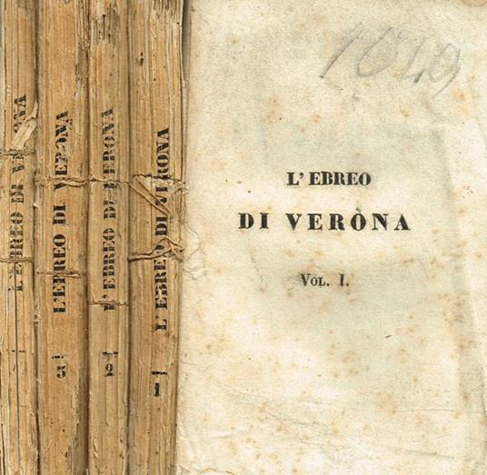 L' Ebreo Di Verona - Antonio Bresciani Borsa - copertina