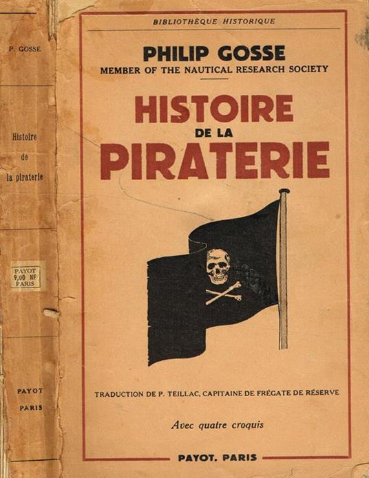 Histoire De La Piraterie - Philip Gosse - copertina