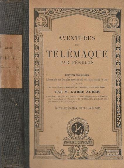 Aventures de Telemaque. Edition Classique - François Fénelon - copertina